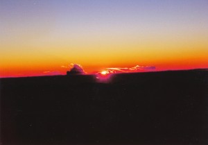 ﾏｳﾅｹｱ山頂夕陽